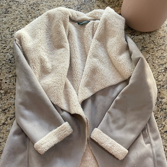 Ralph Lauren Suede and Wool Jacket Size L